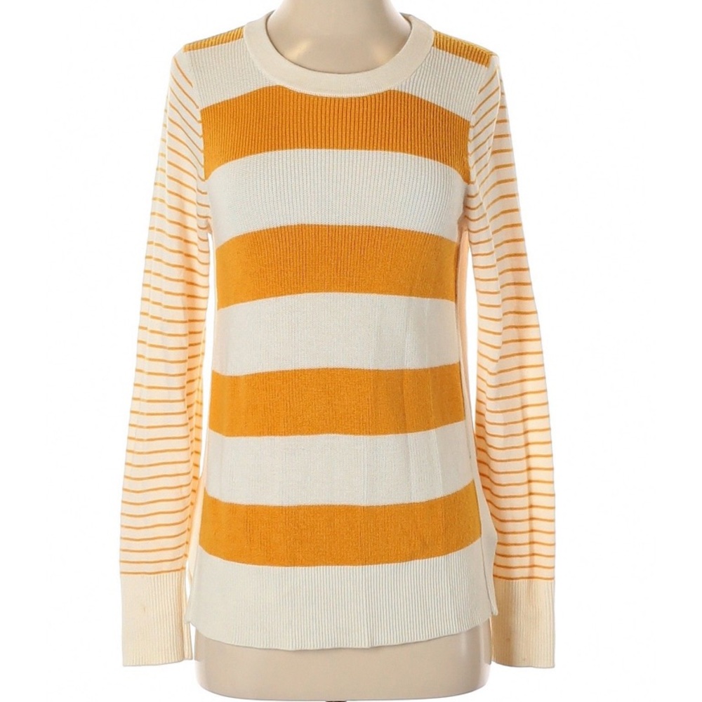 LOFT Striped Crewneck Sweater‎